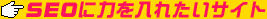 SEOに力を入れたいサイト